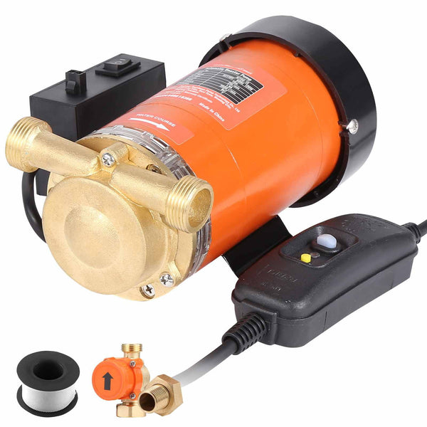 YKSAMU 120W Automatic Home Water Pressure Booster Pump,110V 396 GPH Shower Booster Pump with Water Flow Switch, for Whole House Shower
