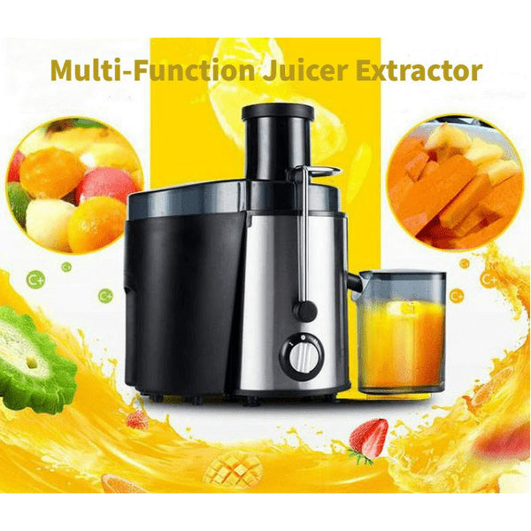 YKSAMU Juicer Machine, 800W 110V Juicer Extractor Multi-Function Juicer Fruit Vegetable Juice Extractor Premium Food Grade Stainless Steel Kitchen Home Use, BPA Free, Easy to Clean, Black