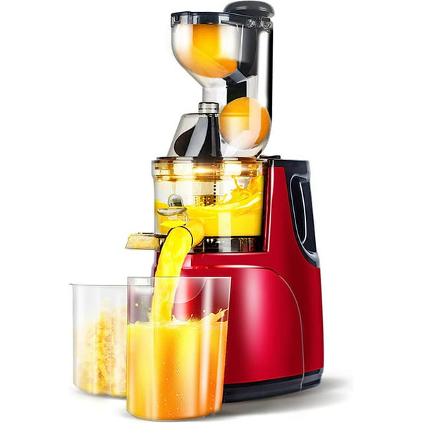 YKSAMU Slow Masticating Juicer Cold Press Juice Extractor Apple Orange Citrus Juicer Machine