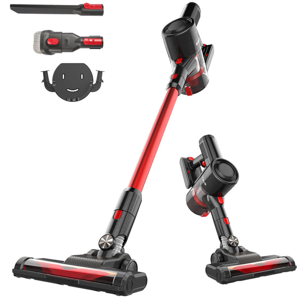 YKSAMU Cordless Stick Vacuum - Custom Series, Wine Red